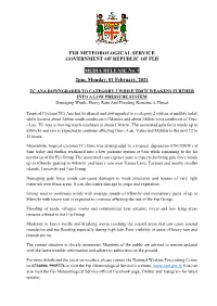 Fiji Meteorological Service Government of Republic of Fiji