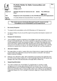 Not for Publication by Virtue of Paragraph 8 of Part 1 Of