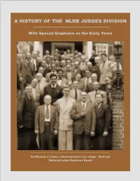 View a History of the Division of Judges (Pdf)