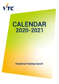 Vtc Calendar 2020-2021