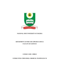 Chm415 Course Title