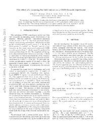 The Effect of a Scanning Flat Fold Mirror on a CMB B-Mode Experiment