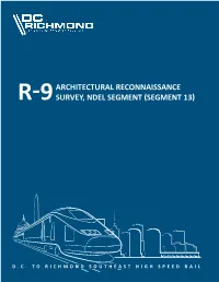 Architectural Reconnaissance Survey for the Washington, D.C