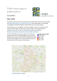 Croydon May 2018