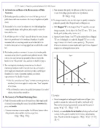 EC 741: Handout 2: a Review of Core Geometric and Mathematical Tools for Public Economics I