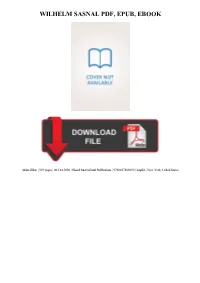 Read Book Wilhelm Sasnal
