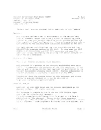 RFC 6048 NNTP Additions to LIST Command November 2010