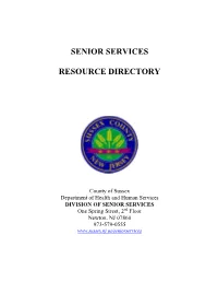 Senior Services Resource Directory” As Just One of Our Mission-Driven Initiatives