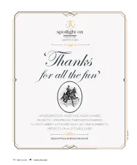 Spotlight on JOSEPHINE ABERCROMBIE ‘Thanks for All the Fun’