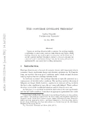 The Converse Envelope Theorem∗