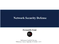 Network Security Defense