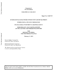 Public Disclosure Authorized Report No