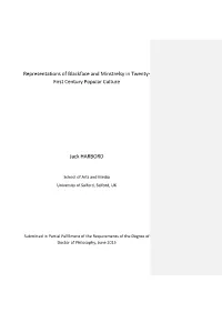 Representations of Blackface and Minstrelsy in Twenty- First Century Popular Culture