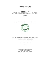 2017 Transactions from ALA Meeting