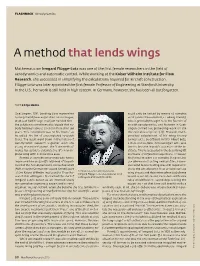 A Method That Lends Wings