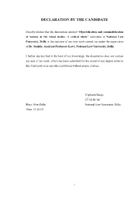 Declaration by the Candidate