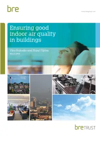 Ensuring Good Indoor Air Quality in Buildings Ensuring Good Indoor Air Quality in Buildings 3