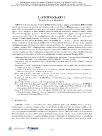 Lacistemataceae In: Wanderley, M.G.L., Shepherd, G.J., Melhem, T.S., Martins, S.E., Kirizawa, M., Giulietti, A.M