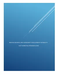 Next Home FHA (NH FHA) Program Guide
