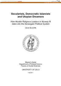 Secularists, Democratic Islamists and Utopian Dreamers