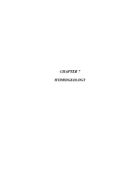 Chapter 7 Hydrogeology