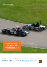 Grampian Programme 2018 Sponsored by Taqa