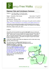 Hammer Vale and Linchmere Common
