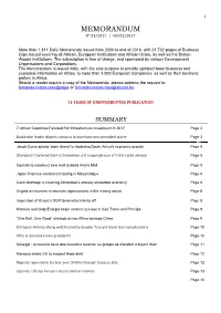 Memorandum N° 24/2017 | 09/02/2017