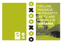 The Eu and Biofuels in Tanzania