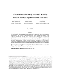 Advances in Nowcasting Economic Activity: Secular Trends, Large Shocks and New Data∗
