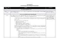 Amendment C7 List of Changes to the Towong Planning Scheme