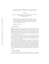Automated ZFC Theorem Proving with E