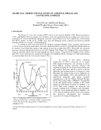 Observational Study of a Diurnal Mesoscale Convective Complex