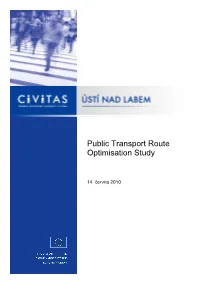 Public Transport Route Optimisation Study