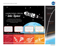 Launching Orion Into Space
