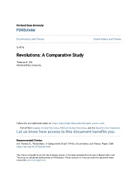 Revolutions: a Comparative Study