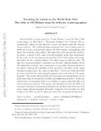 Searching for Comets on the World Wide Web: the Orbit of 17P/Holmes from the Behavior of Photographers