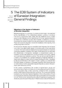 The EDB System of Indicators of Eurasian Integration: General