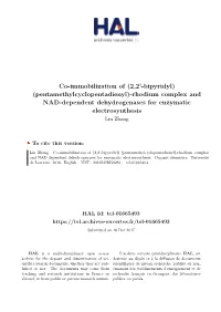 Co-Immobilization of (2,2'-Bipyridyl) (Pentamethylcyclopentadienyl