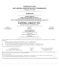 EXPEDIA GROUP, INC. (Exact Name of Registrant As Specified in Its Charter)