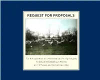 Request for Proposals