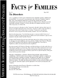 Tic Disorders