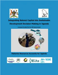 Integrating Natural Capital Into Sustainable Development Decision-Making in Uganda