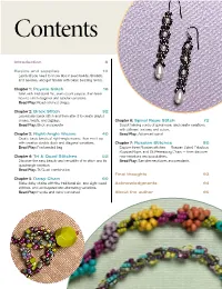 Introduction 8 Basics and Supplies 10 Chapter 1: Peyote Stitch 16 Chapter
