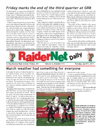 Is “Raider Nation” in a Serious Decline? Mances with Records of 12-1 and 10-2 and a Combined Two Year Mark by Max Fobes of 49-5-1