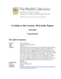 Mccarthy Cormac