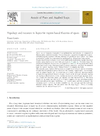 Topology and Measure in Logics for Region-Based Theories of Space