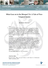 What Goes on in the Mosque? Or: a Tale of Two-Tongued Imams 2