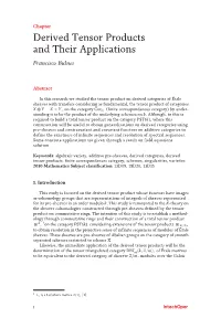 Derived Tensor Products and Their Applications Francisco Bulnes