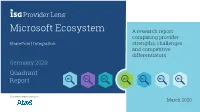 ISG Providerlens™ Quadrant Report